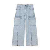 Stella McCartney Kids Jeans Zipper Light Blue