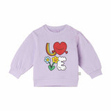 Stella McCartney Kids Sweatshirt Love Purple