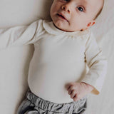 Gray Label Baby Collar Onesie Cream