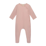Gray Label Newborn Suit with Snaps Faded Pink