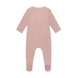 Gray Label Newborn Suit with Snaps Faded Pink