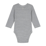 Gray Label Baby L/S Onesie Blue Grey - Cream