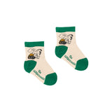 The Campamento Baby Socks Snoopy and Charlie Hug