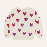 The Campamento Bicolor Hearts Sweatshirt