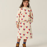 The Campamento Bicolor Hearts Sweatshirt