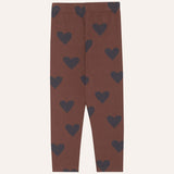 The Campamento Hearts Brown Leggings