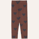 The Campamento Hearts Brown Leggings