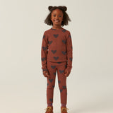 The Campamento Hearts Brown Leggings