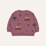 The Campamento Mountains Purple Baby Sweatshirt