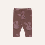 The Campamento Rabbits Brown Baby Leggings