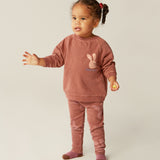 The Campamento Rabbits Brown Baby Leggings