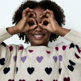 The New Society Cora Jumper Hearts