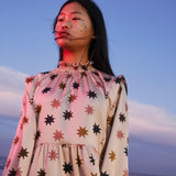 The New Society Daria Dress Stars Print