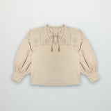 The New Society Geraldine Blouse Sand