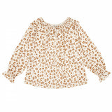 The New Society Olivia Blouse Leoprint