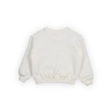 The New Society Smiley Baby Sweatshirt Moonlight White