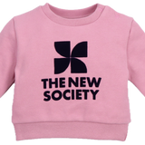 The New Society TNS Logo Baby Sweatshirt Dream Blush
