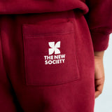 The New Society TNS Logo Jogging Plum Fantasy