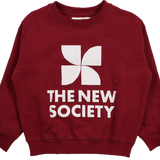 The New Society TNS Logo Sweatshirt Plum Fantasy