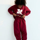 The New Society TNS Logo Sweatshirt Plum Fantasy