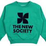 The New Society TNS Logo Sweatshirt Radiant Emeral