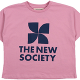 The New Society TNS Logo T-Shirt Dream Blush