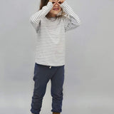 Gray Label L/S Tee Grey Melange - Cream