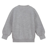 Gray Label Knitted Cardigan Grey Melange
