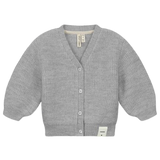 Gray Label Baby Knitted Cardigan Melange Grey