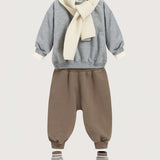 Gray Label Baby Dropped Shoulder Grey Melange