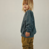 Gray Label Dropped Shoulder Sweater Blue Grey