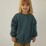 Gray Label Dropped Shoulder Sweater Blue Grey