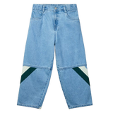 Wynken Wrapped Jean Mid Wash Denim