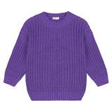 Yuki Chunky Knitted Sweater Amethyst