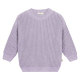 Yuki Chunky Knitted Sweater Lilac