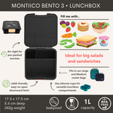 Yumbox Montii Bento 3 Lunchbox Dinosaur Land
